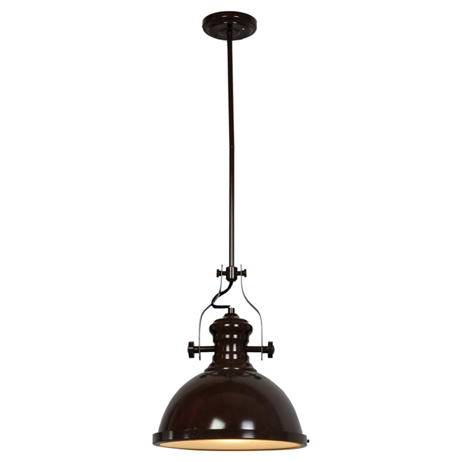 1-Light Pendant Light - "Glacier" - 37"