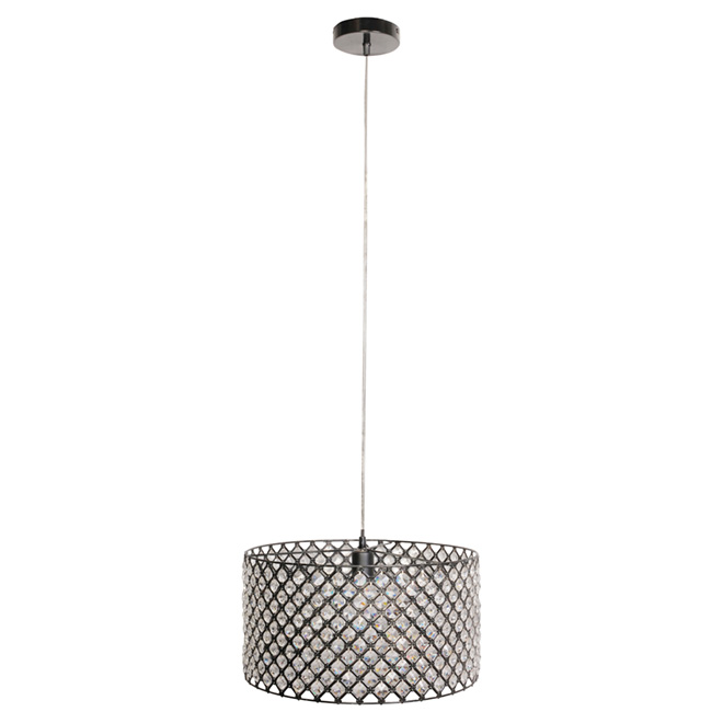 1-Light Pendant Light - "Glacier" - 16"
