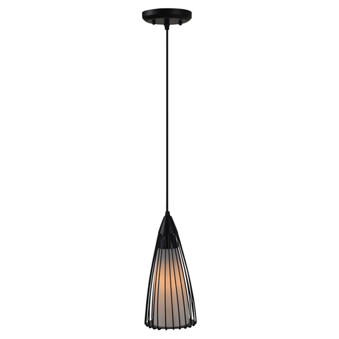 Pendant Light - 1 Light - Black
