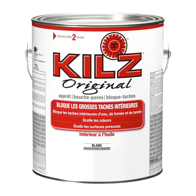 Apprêt à base d'huile intérieur «Kilz»