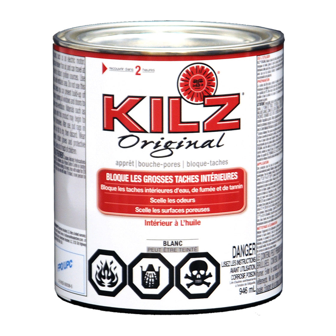 Apprêt-scellant Alkyde Intérieur «Kilz»