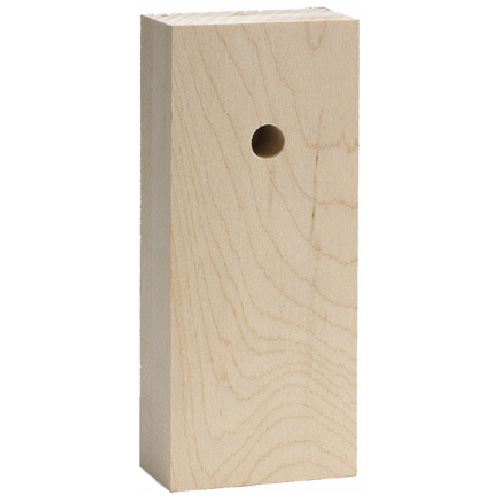 "Modern" Maple Handrail Bracket - Natural