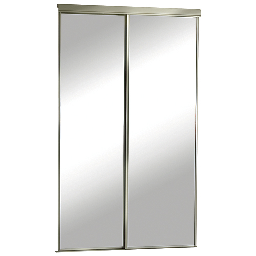 "Euro" Mirrored Sliding Door - 60" x 80 1/2"