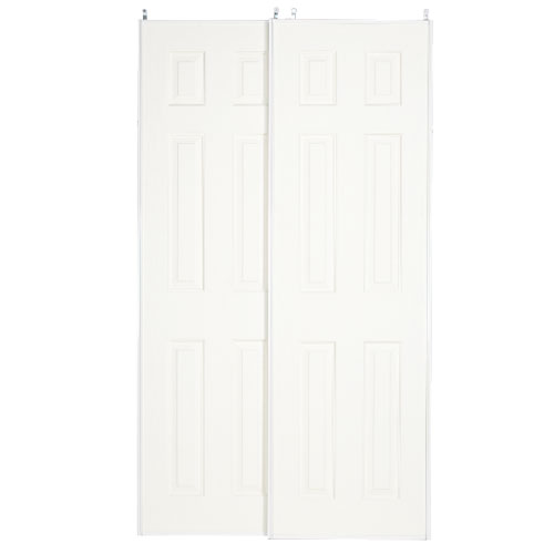 Porte coulissante à 6 panneaux