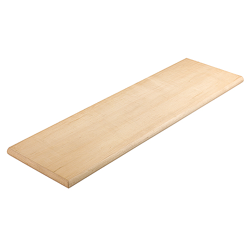 Marche d'escalier réversible, plaquée érable, 10,5 x 42"
