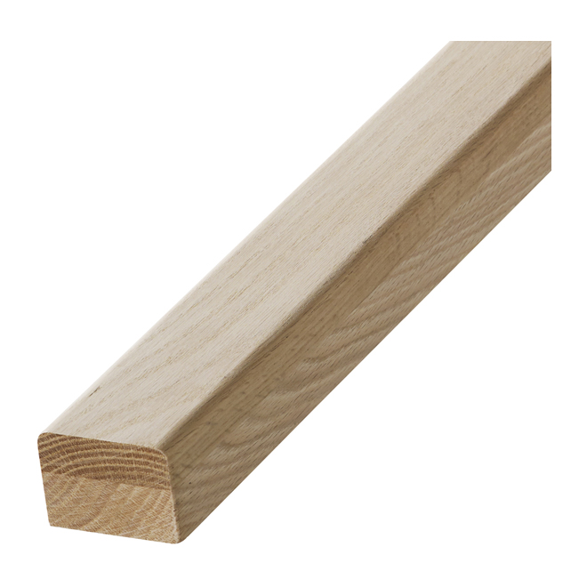 Main courante en chêne « Zen », 6', bois naturel