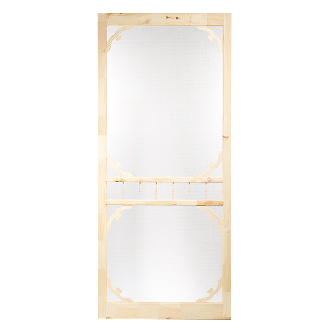 Porte moustiquaire en pin « Ashgrove » de 36 po - Naturel