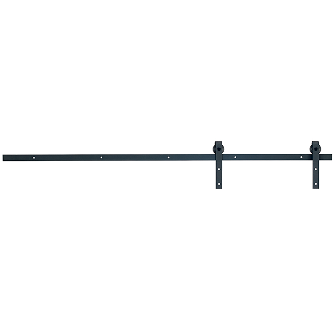 Barn Sliding Door Rail - Black