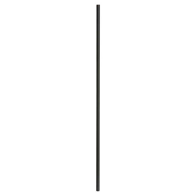 Barreau en fer forgé rond, 35", noir