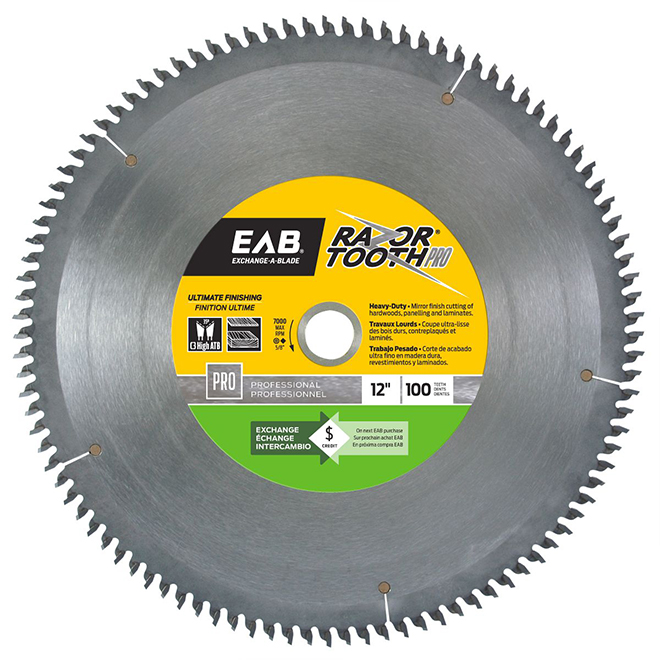 "Razor Tooth" Circular Saw Carbide Blade-12"-100TH