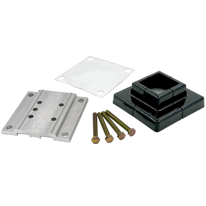 Base de fixation pour poteau « Fence 4 and 5 », 4,5 po