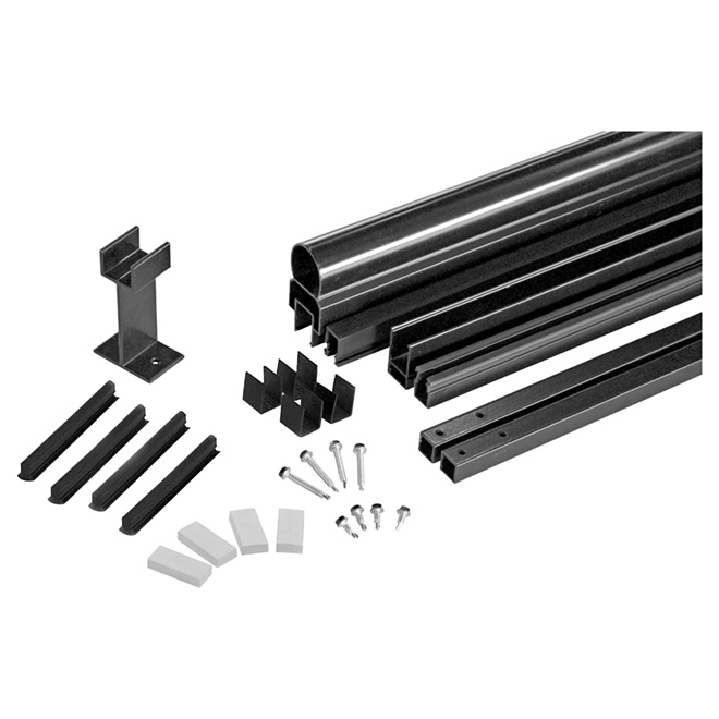 Aluminum Railing Framing Kit - 42" x 48" - Black