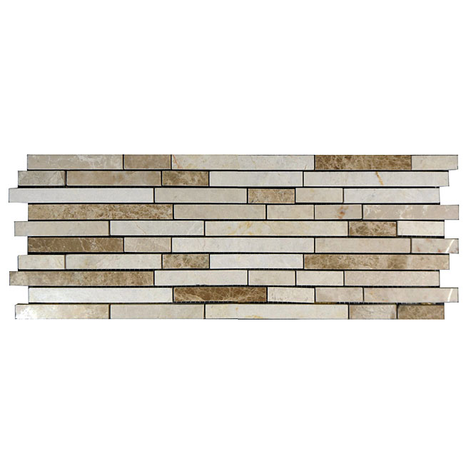 Mosaïque de marbre «Emperador»