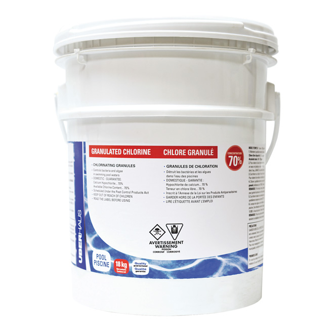 Chlore granulé 70%