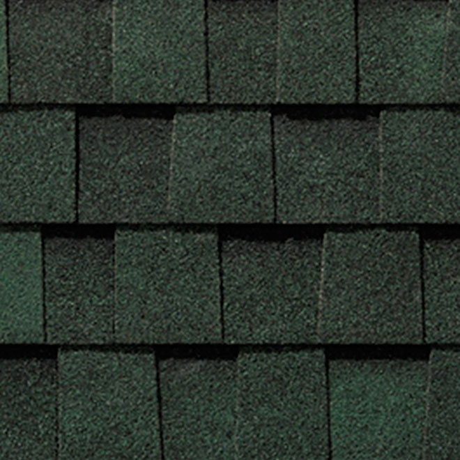 "Mystique 42" Roofing Shingle - Boreal Green