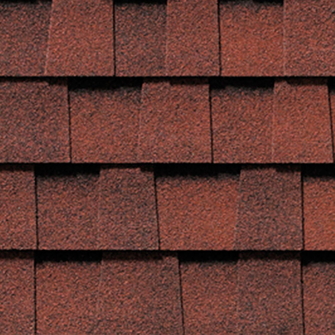 "Mystique 42" Roofing Shingle - Red Magenta