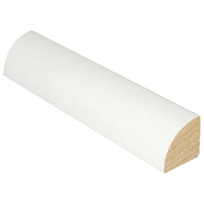 Quart-de-rond en pin jointé, 11/16'' x 11/16'' x 8'