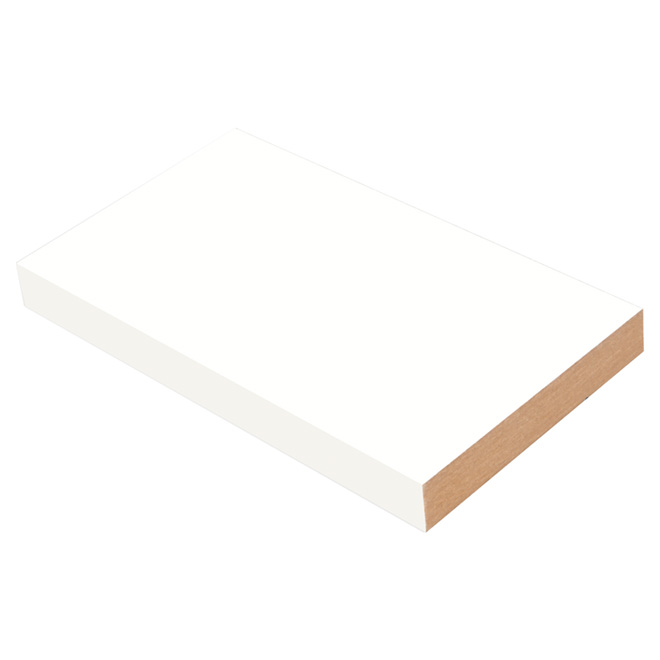 Plinthe apprêtée en MDF de 3 1/2 "
