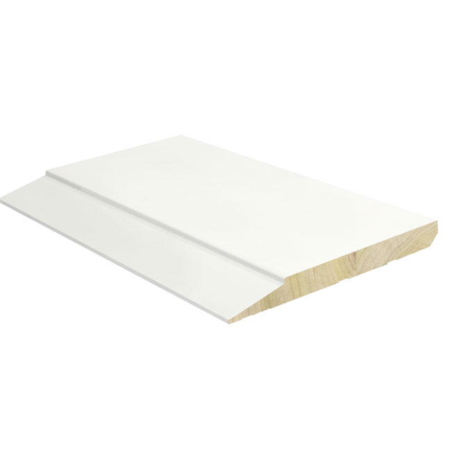 "Colonial" Poplar Baseboard - 11/16" x 7 1/4" x 16'