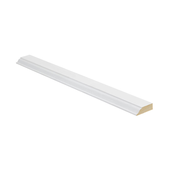 "Colonial" Poplar Door Stop Moulding 16' - Primer