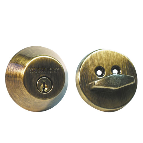 "Welcome" Single Cylinder Deadbolt