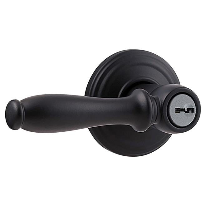 "Ashfield" Locking Entrance Lever - Iron Black