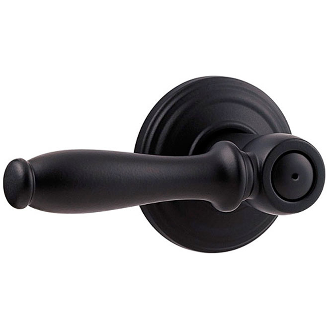 "Ashfield" Privacy Lever - Iron Black