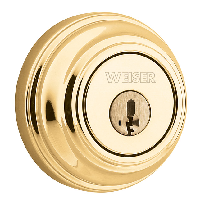 "Collection Series" Deadbolt - Bright Brass