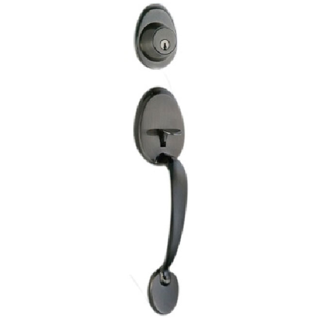 "Daytona" Entrance Gripset - Antique Nickel