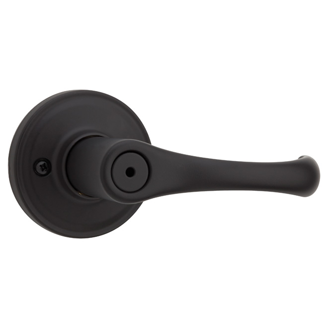 Privacy Lever - "Aspen" - Black Iron