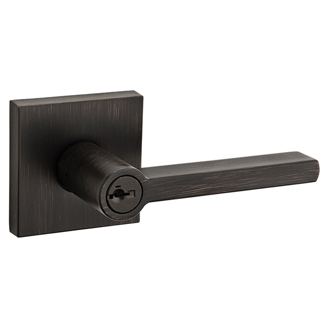 Keyed Door Lever - "Halifax" - Venetian Bronze