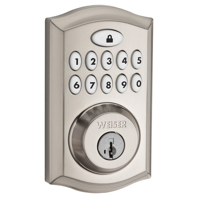 Pêne électronique « Smartcode », nickel satiné
