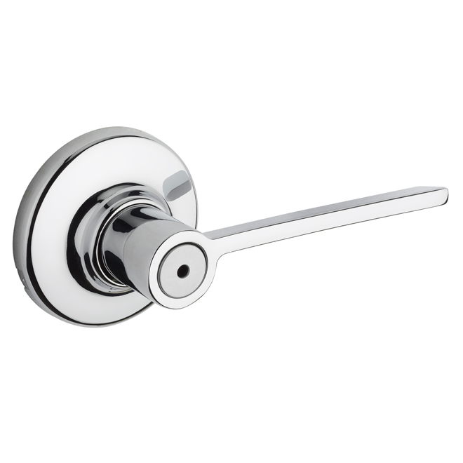 Privacy Lever - "Ladera" - Polished Chrome