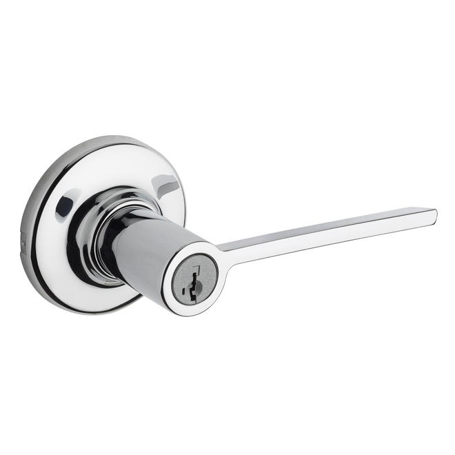 Keyed Lever - "Ladera" - Polished Chrome