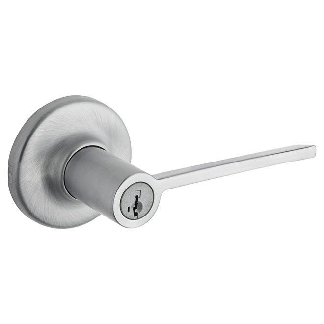 Keyed Lever - "Ladera" - Satin Chrome