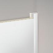 Moulure pour panneau mural, blanc