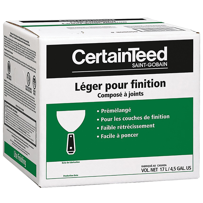 Ciment à joints léger de finition 17 L