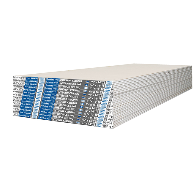 Gypse léger pour plafond, 1/2" x 4' x 14'