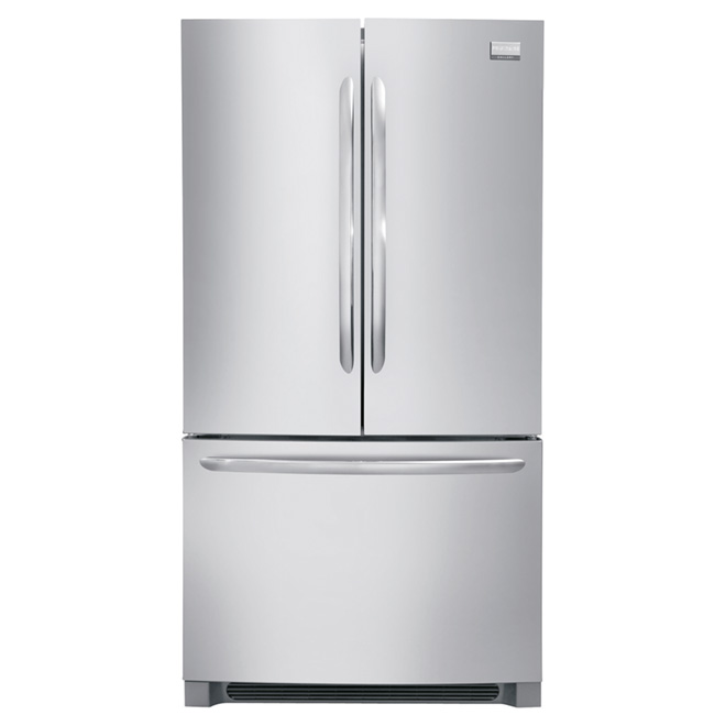Réfrigérateur à portes françaises 36", 27,6 pi³ inox