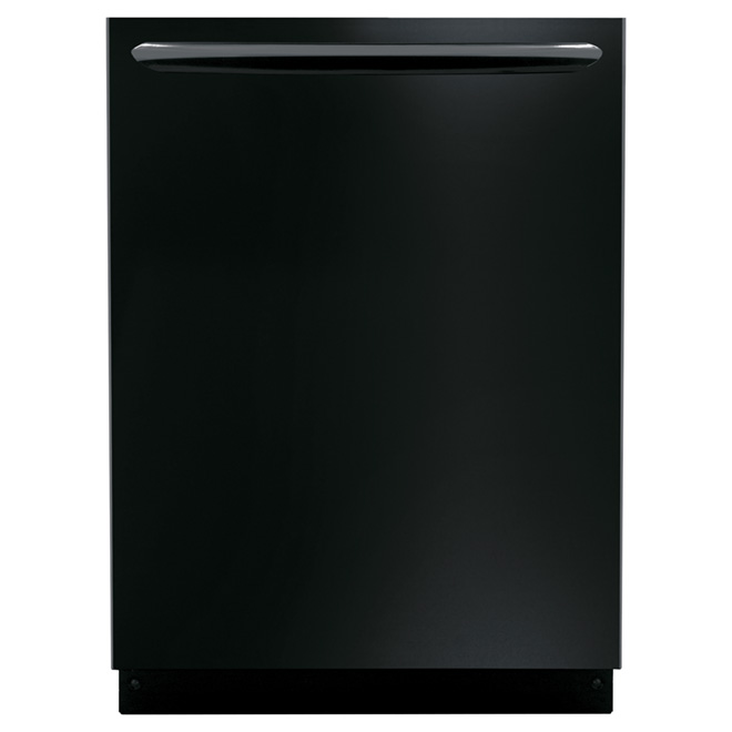 Lave-vaisselle encastré à cuve haute en inox 24", noir