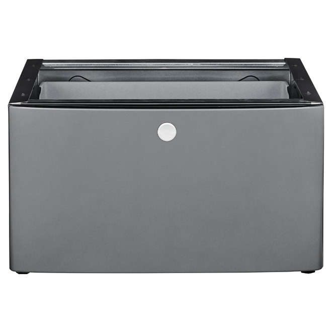 Socle avec tiroir de rangement 27", titane