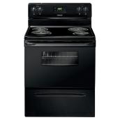 Cuisinière électrique autoportante, 4,8 pi³, noir