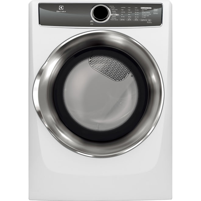 Sécheuse électrique avec Perfect Steam(MC), 8 pi³, blanc