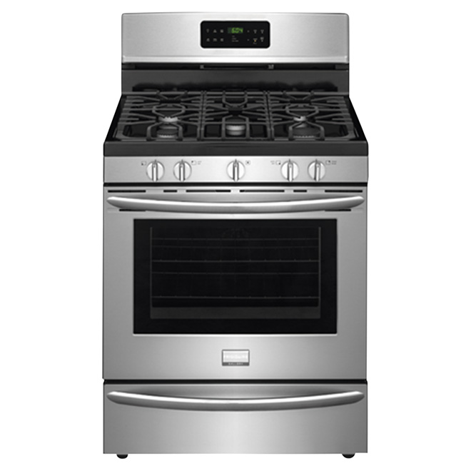 Cuisinière au gaz autoportante, 5 pi³, inox
