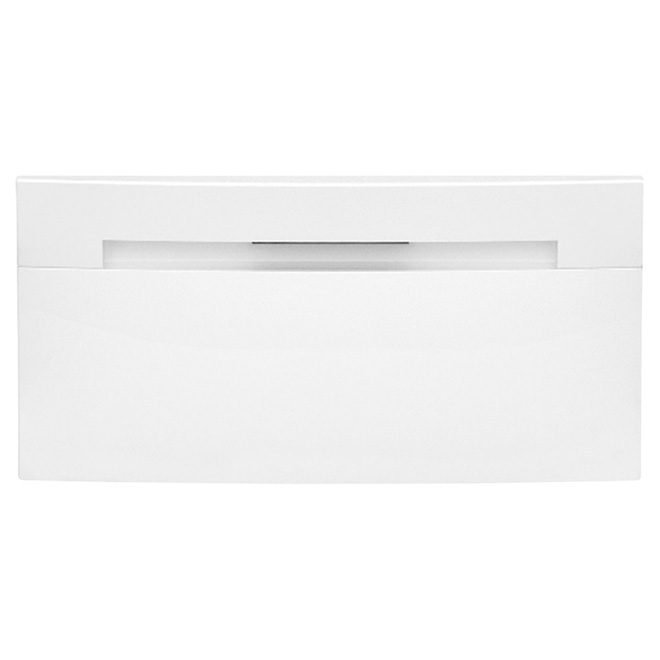 Pedestal with Storage Drawer 24" - White