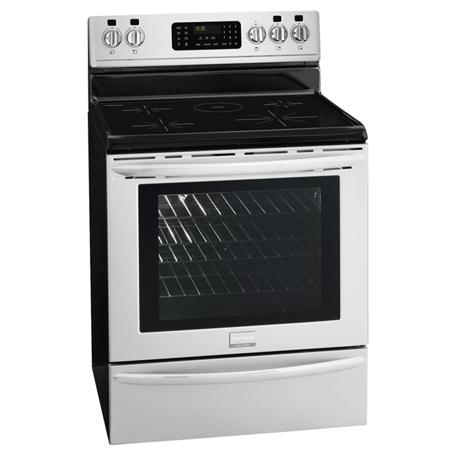 Cuisinière électrique à induction, 5,4 pi³, inox