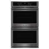 Electric Double Convection Oven - 9.2 cu. Ft. - Black Steel