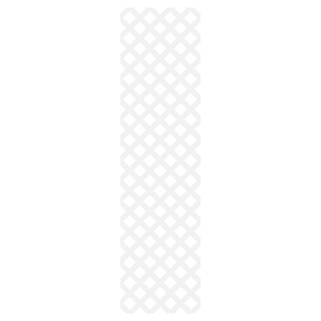 "Classic" PVC Lattice Panel 2' x 8' - White