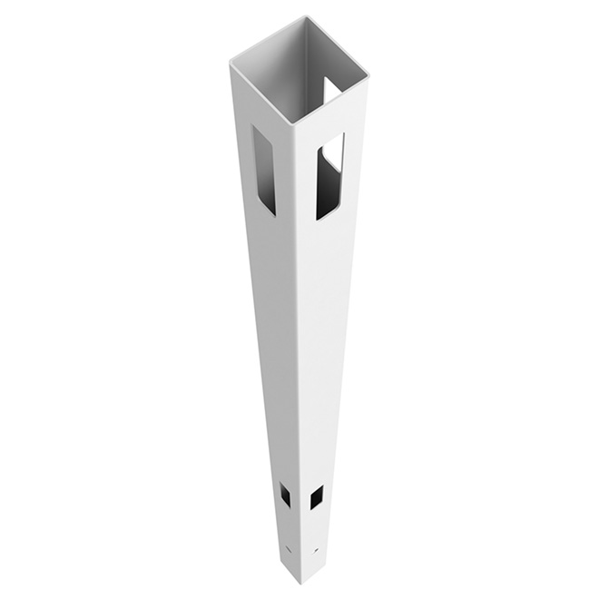 Universal Post, White - 5" x 5" x 108"