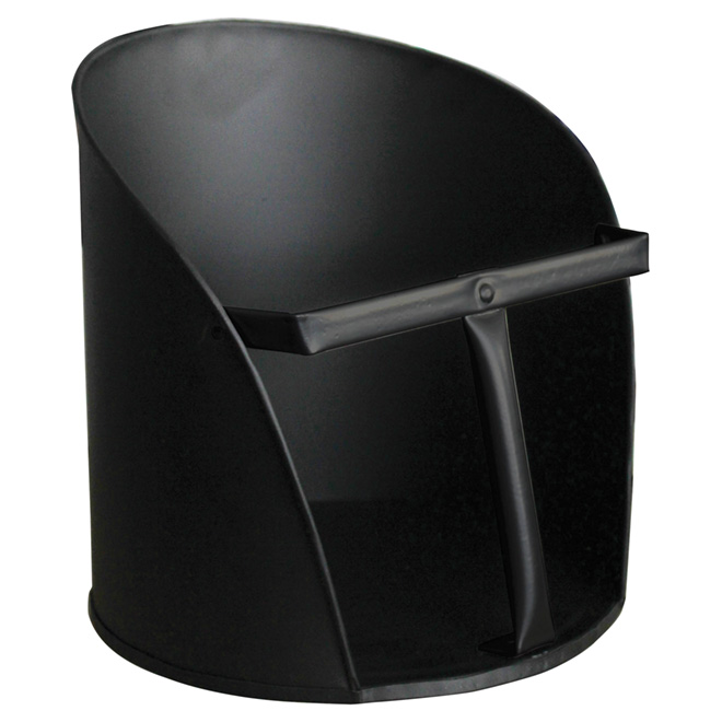 Wood Pellet Scoop - Black Steel - 22 cm